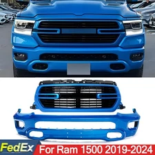 Fits For Ram 1500 Laramie 2019-2024 Front Grille Lower Face Bar Cover Hydro Blue