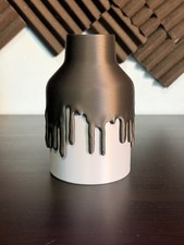 Vaso Drip Grigio Opaco - stampa 3D, design moderno