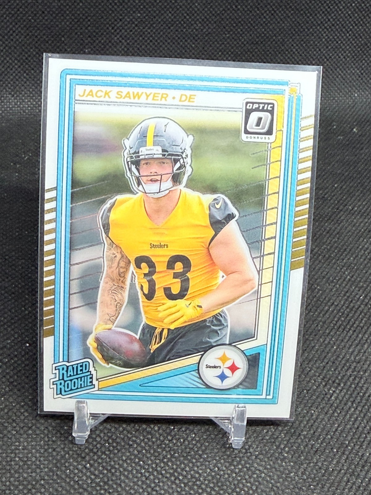 2025 Donruss Optic Jack Sawyer ROOKIE #220 - Pittsburgh Steelers