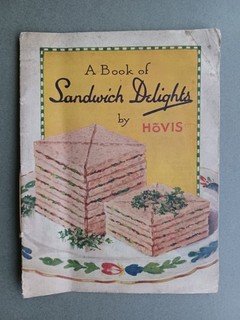 C1930s HOVIS BREAD ILLUSTRATED RECIPE BOOKLET "BOOK OF SANDWICH DELIGHTS"