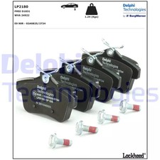 Jeu de plaquettes de frein arrière DELPHI LP2180 PEUGEOT 3008 1.6 HDi