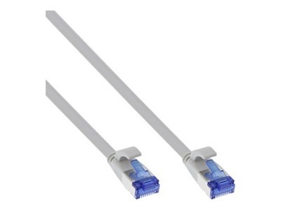 InLine Patch Flat Cable U/FTP Cat.6A TPE Halogen Free Grey 2m Cable 75702