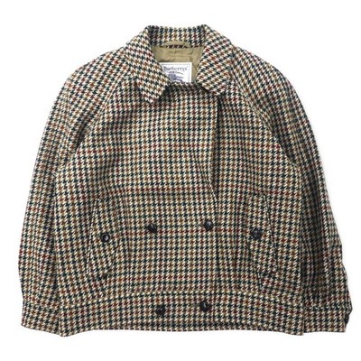 BURBERRYS × WILLIAM BROWN VINTAGE Double Tweed Jacket 11AR Brown