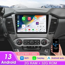 2+32GB Android 14 Car Stereo Radio For GMC Chevrolet Tahoe 2015-2019 Carplay US