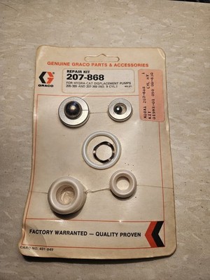 Graco Model 207-868 207868 Hydra-Cat Displacement Pump No. 9 Cyl Repair Kit
