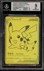 Pokemon Pikachu V Celebrations UPC FA Promo SWSH145 SCUFFED SLAB BGS 9