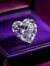 Loose 4 Ct Heart Cut Natural D Color Lab Grown CVD Diamond VVS1 Certified