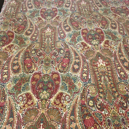 POTTERY BARN ROSALIE PAISLEY Full Queen Bettbezug warm rot gold grün Boho - Bild 4 von 9
