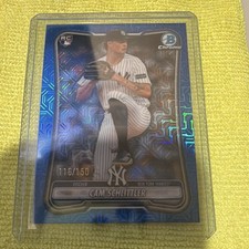 Topps 2026 Bowman Chrome Prospects Cam Schlittler RC BCP-166 116/150 Yankees