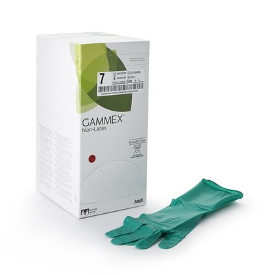 Gammex  Non-Latex Polyisoprene Surgical Glove, Size 7, Green