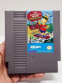 NES Nintendo The Simpsons Bart Vs The Space Mutants And World Bundle Tested 