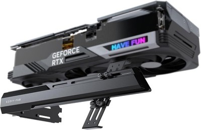 EZDIY-FAB GPU Holder Brace Graphics Card Support, Video Card Sag Holder/Holster 