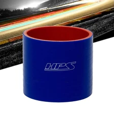 HPS 1.38" (35mm) Blue 4-Ply Silicone Straight Coupler Hose Tube 3" Long-Intake