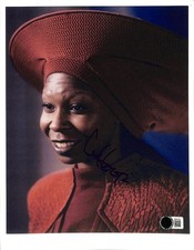 Whoopi Goldberg "Guinan" Signed Star Trek 8 1/2 x 11 Photo Beckett
