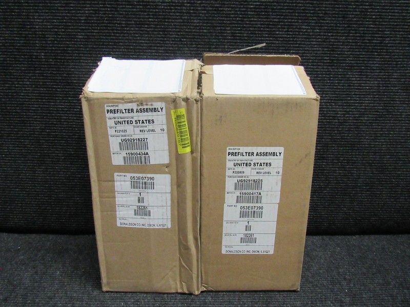 LOT OF 2! GENUINE XEROX 053E07390 (IGEN3) PREFILTER ASSEMBLY