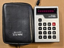 Sharp Elsi Mini EL-801 Vintage Pocket Size Ca...