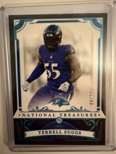 2025 National Treasures Terrell Suggs Baltimore Ravens 04/20 🔥