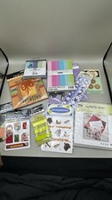 Lot of Scrapbooking Supplies Paper Stickers Tags Tape Album Etc