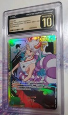 One Piece Yamato OP01-121 SEC Japanese PRB-01 CGC 10 PRISTINE Gold Label