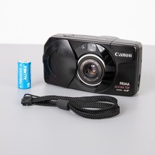 Canon Prima Zoom 70F Sure Shot - 35mm Film Camera with Battery