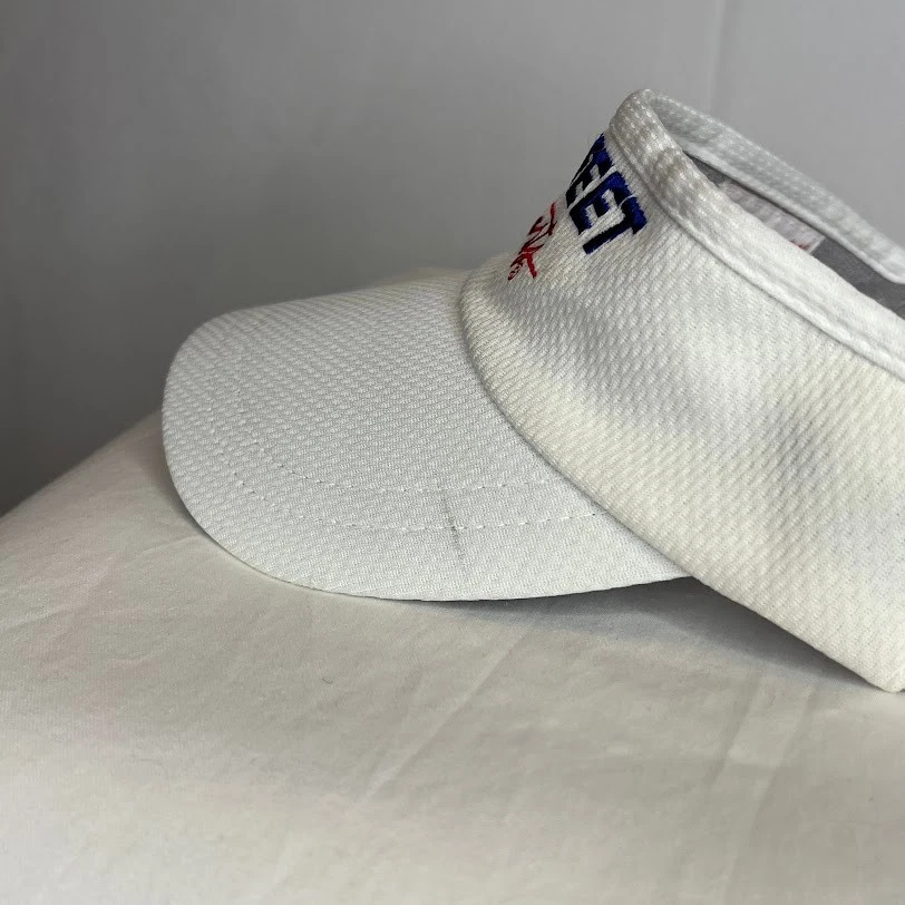 Fleet Feet Sports White Running Visor Headsweats Tech Unisex OSFA - Image 4 of 4