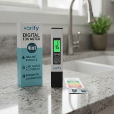 TDS Meter - 4-in-1 Water Tester for Drinking Water, Aquariums Hydroponics