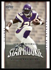 2007 Upper Deck Adrian Peterson Exclusive Star Rookie RC #279 Minnesota