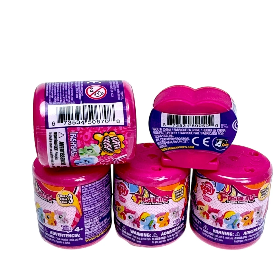 My Little Pony FashEms Cápsulas Misteriosas Ciegas Squishy Serie 3 Lote de 5 MLP 4+ Foto 2 de 4