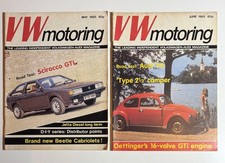 VW Motoring magazine May and June 1985 Audi 