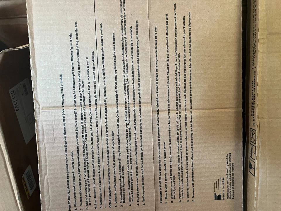 Mid America Forest Green Open Louver Vinyl Shutters Pair - Image 3 of 4