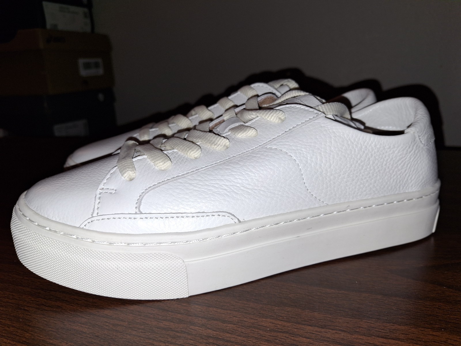 Soludos Ibiza Platform White Leather Sneaker Women's EU 38.5 US 8