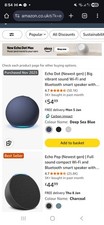 Amazon Echo Dot 5th Generation Smart Speaker with Alexa, Deep Sea Blue