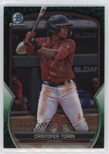 2023 Bowman Draft Chrome Green Grass Refractor 91/99 Cristofer Torin 0qc1