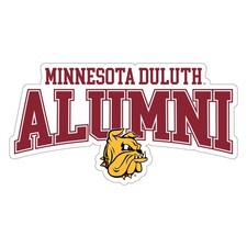 Minnesota Duluth Bulldogs Laser Cut Alumni Vinyl Sticker/Magnet