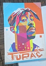 NEW Tupac Shakur 2Pac Music Canvas Print Art Fan Art Vector Canvas