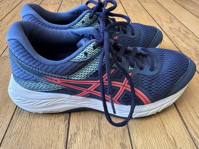 Asics Womens Gel Fit Tempo Blue Running Shoes Sneakers Size US 6.5