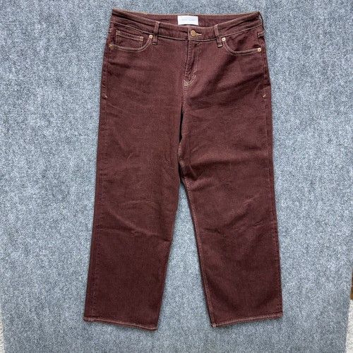 Dear John wide leg jeans women's size 31 burgundy 31x29 - 第 7/10 張圖片