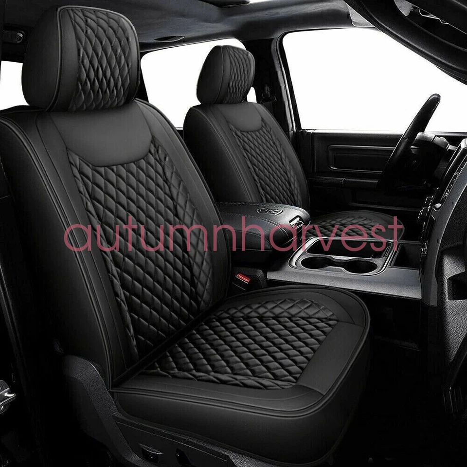 For Mercedes Benz A250 CLA PU Car 5-Seat Cover Front & Rear Cushion Pad Black Foto 4 de 4