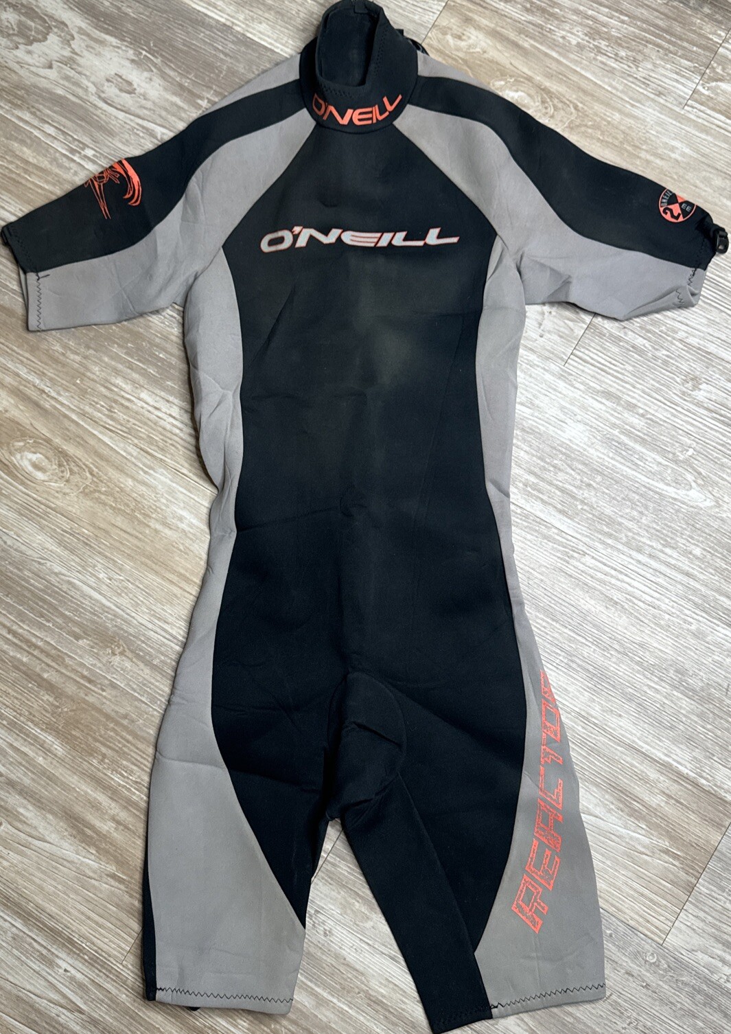 VTG  O'NEILL ADULT REACTOR 1/2 Suit 21mm Black Back ZIP SIZE