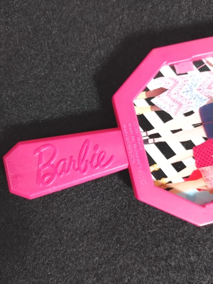 Espejo Barbie McDonald's Happy Meal 5" 2017 Mattel Rich Pink Fucsia. Foto 2 de 4