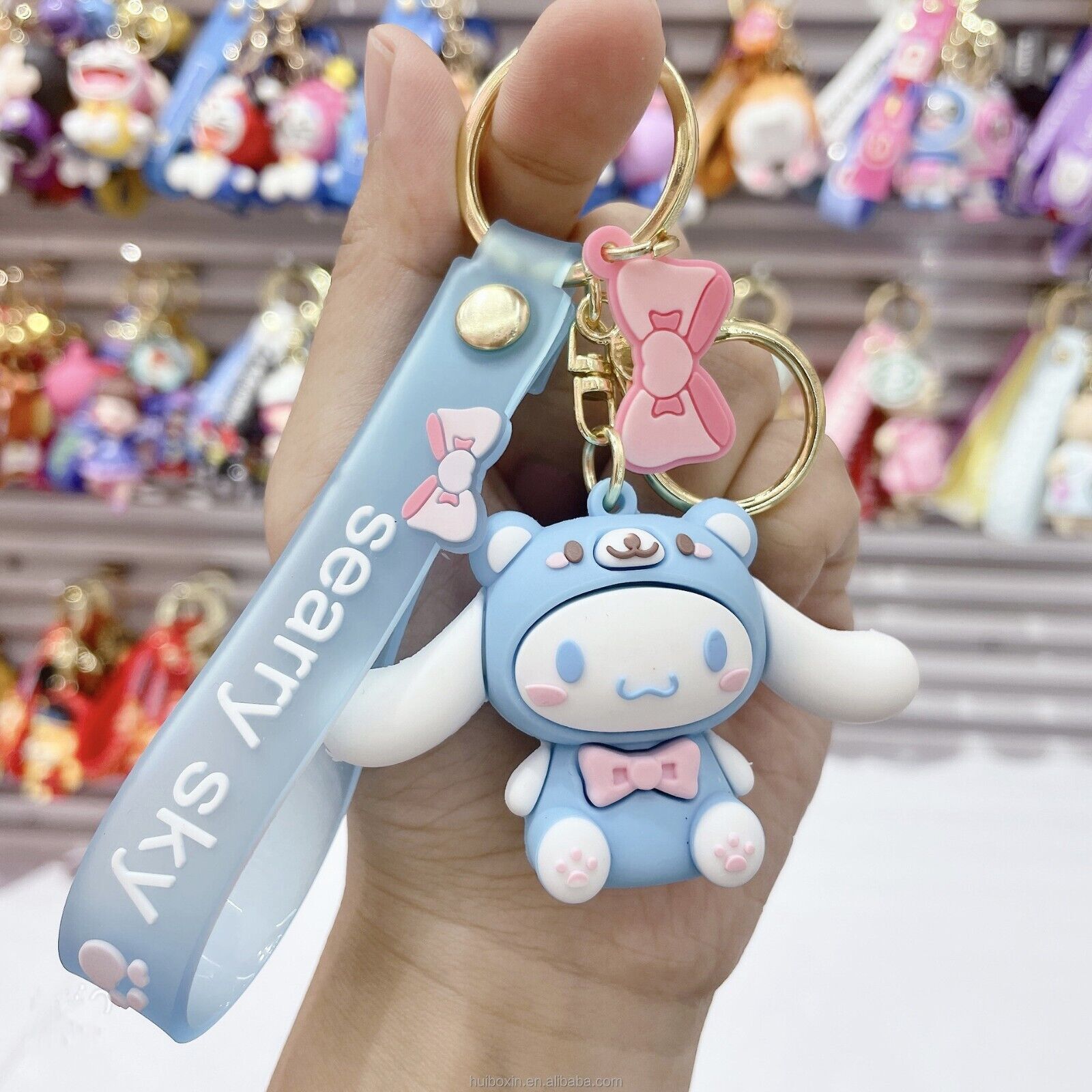 Hello Kitty - Show By Rock!! - Pompompurin - Retoree - Acrylic Keychain -  Keyholder (Sanrio)