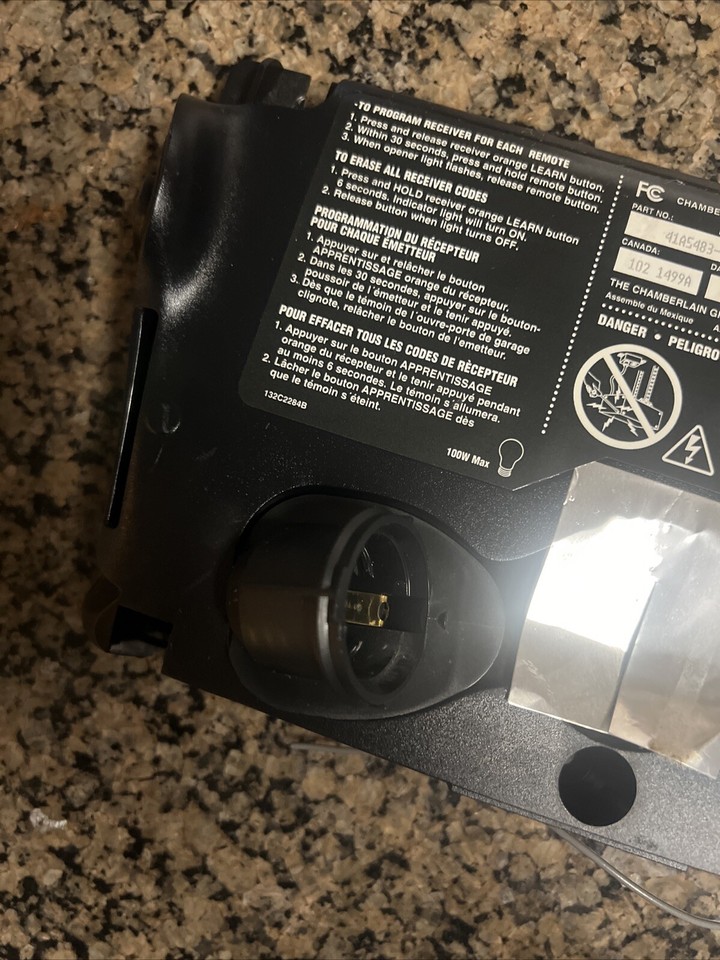 Liftmaster Chamberlain Garage Door Opener Receiver Logic Board 41A5483