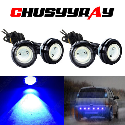 4x Eagle Eye Lamps LED DRL Daytime Running Light 12V Blue For Nissan TITAN