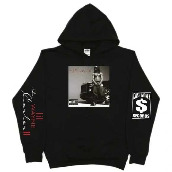 Lil Wayne The Carter Collection Hoodie Pullover, 2024 Hot Music Tour Shirt