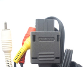 Nintendo Official OEM Video AV Composite Cable for Super SNES Gamecube N64 Used