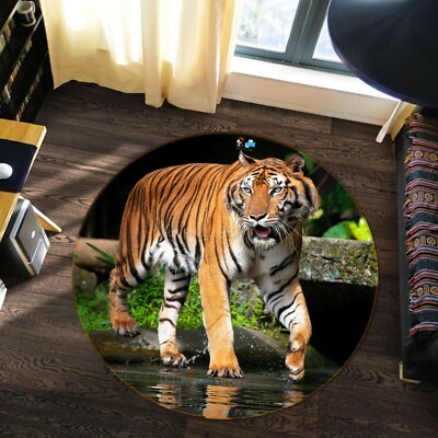 3D Zoo Animal Tiger NAO5667 Game Rug Mat Elegant Photo Carpet Mat Fay