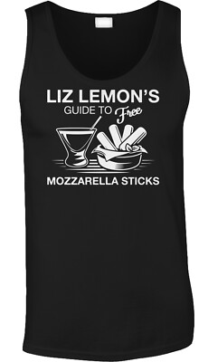 Free Mozzarella Sticks Funny TV Quote 30 Lemon Tracy Jack Comedy Humor Mens Tank
