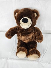 Build a Bear Workshop Brown Shaggy Fur Teddy Bear Plush Stuffed Animal Talking