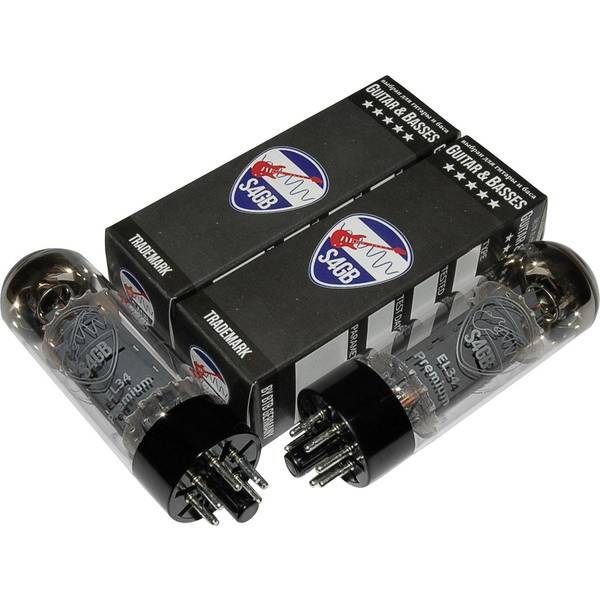 Valvole termoioniche a coppia el34 s4gb premium adattata selezionata