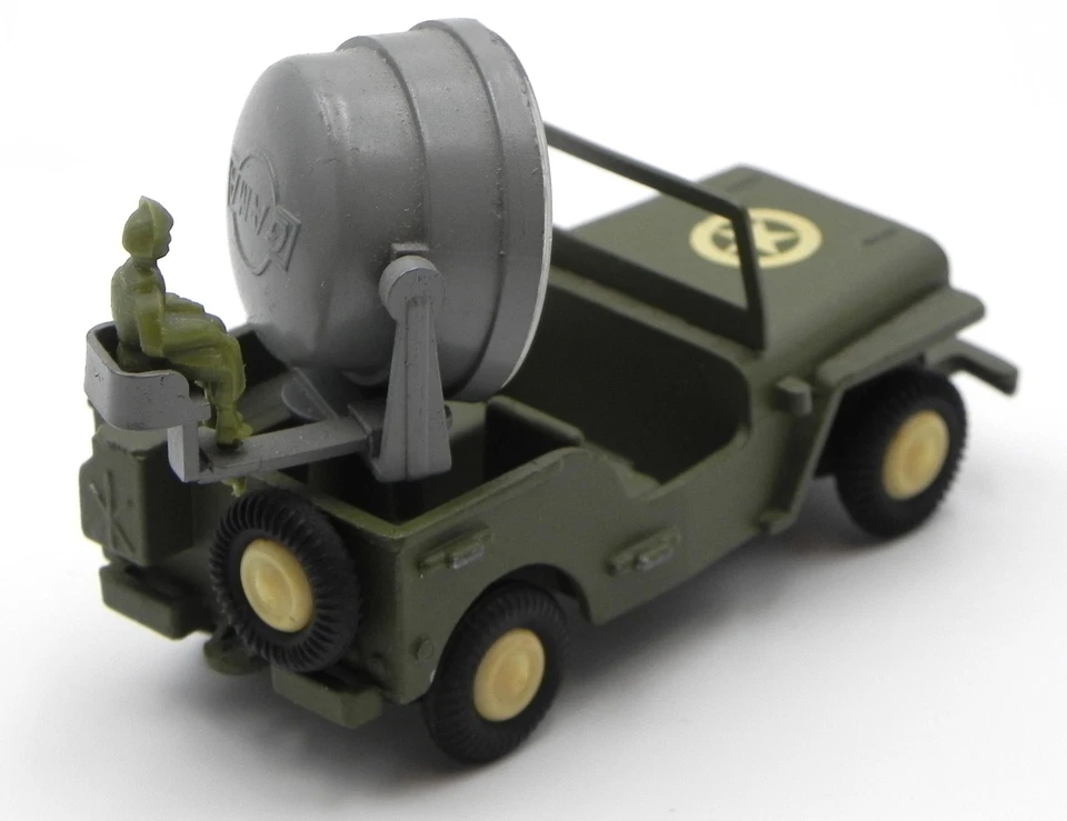 GAMA Jeep Searchlight model car 1:50 Ref. 904-5-6 diecast made in Germany - Immagine 2 di 4